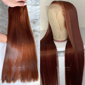 Extensiones de cabello alineado con cutícula suave de colores personalizados, pelucas de cabello humano vietnamita sin pegamento recto de hueso - Product Image 3