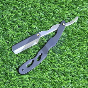 High Quality Stainless Steel Black Silver Barber <b>Swing</b> Lock Razor <b>Single</b> Edge Blade Face Shaving Tool for Men Salon Grooming - Product Image 2
