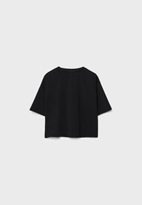เสื้อยืดครอปพิมพ์ลายหน้าอกผู้หญิง แขนสั้น คอกลม ผ้าฝ้าย สวมใส่สบาย ทรงหลวม สไตล์สตรีทแวร์ เหมาะสำหรับใส่ในฤดูร้อน ใส่ได้ทุกวัน เสื้อครอปผู้หญิงลำลอง - Product Image 6