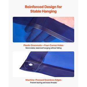 Telo Protettivo Ignifugo in Vinile 6x6 FT con Telaio Bloccabile e Girevole per Saldatura e Lavori a Caldo - Product Image 5