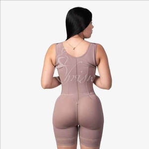 Fajas Chupa <span class=keywords><strong>Panza</strong></span> Body Reductor Anticelulítico con Cordones y Ganchos para Mujer - Product Image 3