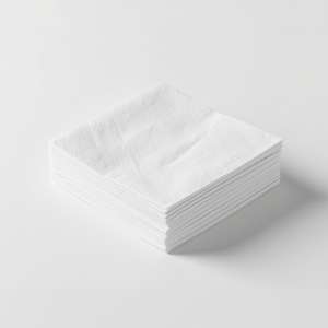 Serviettes de table jetables gaufrées 2 plis en pâte de bois vierge, douces et très absorbantes pour restaurants, cafés, bars, fêtes, mariages et traiteurs - Product Image 5