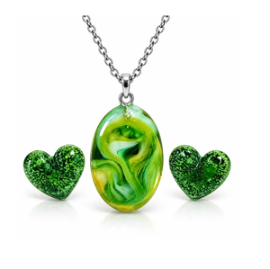 Colgante de resina rectangular personalizado para fiestas, joyería elegante para fiestas para niñas y mujeres a un precio económico. - Product Image 3