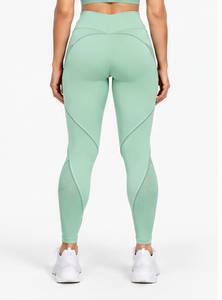 <b>Women</b> High Waist <b>Leggings</b> For Yoga Gym Running Fitness Seamless <b>Compression</b> Pants Quick Dry Breathable Stretch Custom Logo - Product Image 2