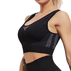 Women's Yoga 2-Piece Set <b>Spaghetti</b> Strap Notched Neckline Polyamide Seamless for Breathable High Waist Full Length - Product Image 3
