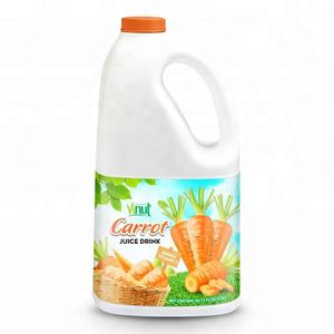 Botella de 1,5 l para bebida de jugo de zanahoria Vinut (paquete de 6) Etiqueta Privada OEM ODM proveedor mayorista de jugo de frutas y verduras - Product Image 1