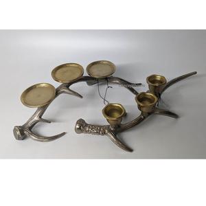 Porte-bougie en forme de branche d'arbre, design créatif, 5 bougies chauffe-plat, centre de table pour décoration intérieure, fabrication artisanale - Product Image 3