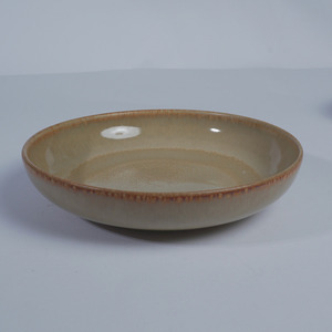 Plato de Cerámica Ecológico Color Celadón Beige, Plato Redondo para Servir, para Restaurante o Comedor en Casa - Product Image 5