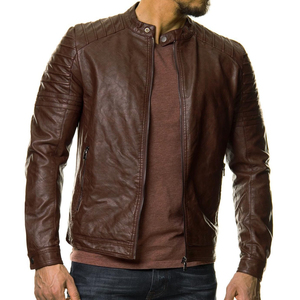 Veste en cuir pour homme à séchage rapide, idéale pour la saison des pluies, en cuir, résistante à l'eau, respirante et fonctionnelle. - Product Image 1