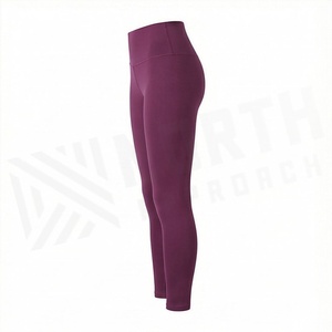 Pantalons de yoga sans couture de haute qualité à taille haute avec poches, leggings de fitness pour femmes, extensibles dans quatre directions, couleur personnalisable - Product Image 3