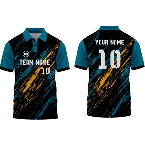 เสื้อคริกเก็ตสั่งทำพิเศษลดราคาพิเศษ พิมพ์ลายแบบซับลิเมชั่น ระบายอากาศได้ดี ผลิตจากโพลีเอสเตอร์ 100% เป็นมิตรกับสิ่งแวดล้อม เสื้อทีม น้ำหนักเบา ประสิทธิภาพสูง - Product Image 1
