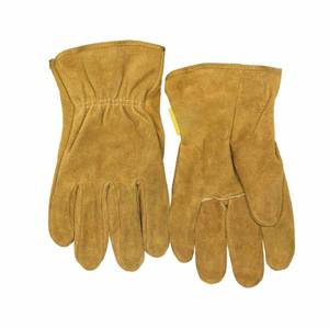 Guantes de Trabajo de Cuero Vacuno de Primera Calidad, Resistentes, Suaves y Cómodos, Resistentes al Calor, para Jardinería - Product Image 1