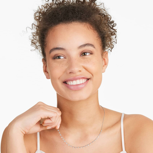 Collar de Cadena de Plata de Ley 925 de Lujo para Mujer, Estilo Elegante, con Brillantes Diamantes Moissanite, Joyería Minimalista - Product Image 5