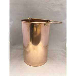 Wholesale Best Designer Copper <b>Bucket</b> with Ring Handle Bathroom Accessory Premium Craftsmanship for Ayurvedic Water Therapy Use - Product Image 4