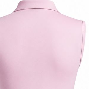 Polo de Golf Rosa de Manga Corta para Mujer, Top Deportivo Suave, Ropa Atlética Cómoda para Entrenamiento de Golf, Ejercicio y Actividades al Aire Libre - Product Image 4
