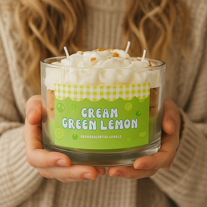 เทียนหอมรูปขนมเทียนถั่วเหลืองเทียนแปลกใหม่ทำด้วยมือสำหรับตกแต่งบ้านของขวัญวันวาเลนไทน์ปาร์ตี้วันเกิดงานแต่งงาน - Product Image 4