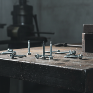 PDC Hex Washer Head External Hex Drive Self Drilling/Self Tapping <b>Screw</b> <b>Galvanized</b> Carbon Steel Inch Coarse Thread Class 4.8 6.8 - Product Image 1