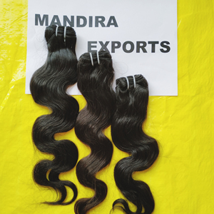 Vente en gros 100% paquets de cheveux humains bruts vietnamiens perte de vague de corps extensions de cheveux double trame noire naturelle - Product Image 5