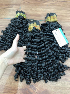 Extensiones de Cabello Humano de Alta Calidad de Vietnam, Cabello Ondulado Profundo al Vapor para Trenzas, Cabello Ruso con Cutícula Alineada, Venta al por Mayor Directo de Fábrica - Product Image 3