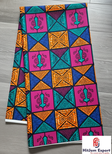 Tissu africain imprimé wax et Ankara 100 % coton de qualité export du Maroc – Vente en gros - Product Image 4