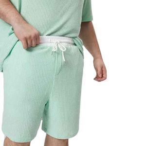 Ensemble de vêtements de sport décontractés 2 pièces pour hommes, t-shirt à manches courtes en coton respirant pour les activités de plein air, nouvelle mode d'été - Product Image 3