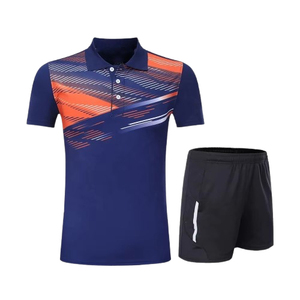 Nouvel uniforme de tennis unisexe personnalisé, respirant, séchage rapide, 100 % polyester, vente en gros, chemise et short de tennis de table et de badminton - Product Image 4