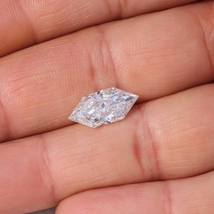 Diamant CVD de haute qualité, cultivé en laboratoire, taille marquise hollandaise 3.01 carats, poli à la main, fabriqué en Inde, pour la fabrication de bijoux (bagues, boucles d'oreilles) - Product Image 4