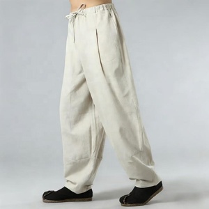 High Quality <b>Men's</b> Slim Fit Straight 100% Cotton Chinos <b>Jeans</b> Trousers Breathable Casual <b>Drawstring</b> Closure Mid Waist - Product Image 2