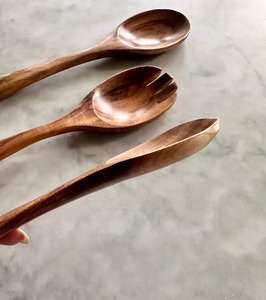 Natural Wooden Spoon Salad Fruit Dessert Mixing Tools Soup Dishwasher <b>Safe</b> Oven <b>Safe</b> Tabletop Kitchenware <b>Home</b> & Hotel Use - Product Image 1
