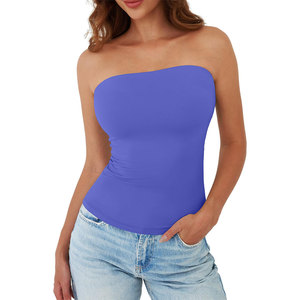 Minimalistic Top Quality Design Women's Tube Top Anti Bacterial Eco Friendly With Adjustable Tube Top With Customizable Printing - Product Image 1