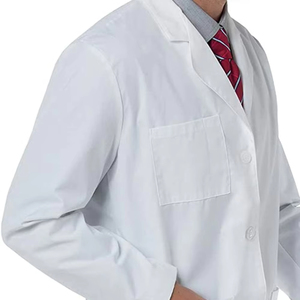 Batas de Laboratorio Blancas de Alta Calidad, Manga Larga, Uniformes Médicos OEM para Doctores, Uniformes de Enfermería para Personal de Hospital - Product Image 6