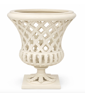 <b>Best</b> selling Lattice Cast Aluminum Royal Garden Urn Vase Planter with Pedestal for Indoor & Outdoor Home,Garden,Hotel Wedding - Product Image 5