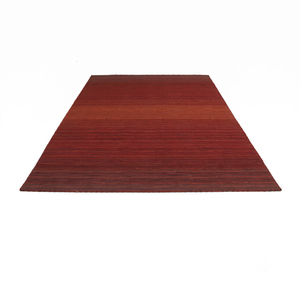 DECORDEC Deep <b>Red</b> <b>Wool</b> Tonal Textured Rug Burgundy Rust Solid Non-Slip Eco-Friendly Modern Carpet for Living Room Hotel Bathroom - Product Image 2