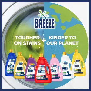 Breeze 1.5kg Détergent à lessive liquide Recharge Power Clean Formula pour un nettoyage en profondeur et des vêtements frais et sans odeur - Product Image 6