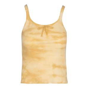 Women <b>Cloud</b> Tie Dye Ribbed Tank Top Bow Tie <b>Neck</b> Slim Fit Casual Summer Cami Vest Top Multicolor - Product Image 2