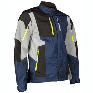 Blouson de moto GS <span class=keywords><strong>Rallye</strong></span> pour homme, hiver, 3 couches, Cordura, imperméable, manches longues, aventure/enduro/touring/tout-terrain, bleu marine fluorescent - Product Image 4