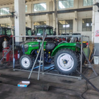 Traktor Pertanian Mini 4WD Buatan China Kualitas Unggul untuk Rumah Kaca dan Kebun Roda Baru Bekas Traktor Pertanian