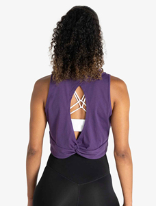 Débardeur court côtelé blanc uni de haute qualité pour femmes, personnalisé avec logo OEM, vente en gros - Product Image 4