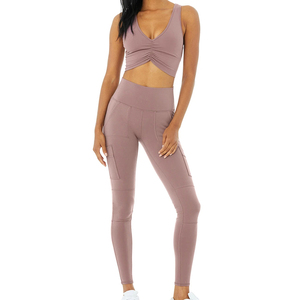 Conjunto Deportivo Ligero para Uso Diario, Conjunto de Yoga para Mujer, Ropa Cómoda para Entrenamiento de Pilates, Conjunto de Yoga para Mujer - Product Image 1