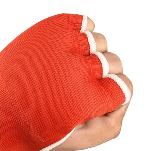 Guantes de Boxeo de Medio Dedo Harry Johnson Production, Rojos, de Algodón, con Cierre de Velcro, para Entrenamiento de Artes Marciales para Adultos - Product Image 6
