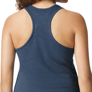 เสื้อกล้ามทรง Racerback สำหรับผู้หญิง สีกรมท่า รุ่นพรีเมียม น้ำหนักเบา เหมาะสำหรับออกกำลังกาย วิ่ง ฟิตเนส - Product Image 5