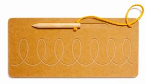Juguete de Madera con Tablero de Trazado de Bucles para Niños, para el Aprendizaje Temprano, Juguete Educativo para Jugar y Aprender - Product Image 4