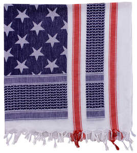 Pañuelo American Star Shemagh Keffiyeh Cuadrado con Puntos, Táctico, Desértico, de Algodón de Primera Calidad - Product Image 6