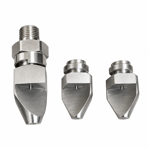 Buse de pulvérisation à jet plat à angle étroit en acier inoxydable avec conception mécanique pour le nettoyage industriel - Product Image 2