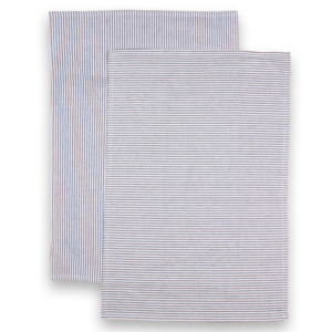 Serviette de cuisine multi-usage en coton 100% certifié GOTS, tissée, à rayures, à carreaux, douce, confortable, séchage rapide, gaufrée, écologique - Product Image 1