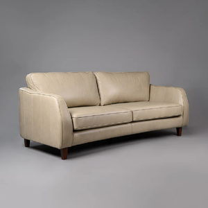 โซฟาเชสเตอร์ฟิลด์หนังแท้แบบเดี่ยวสุดหรู พร้อมพนักแขนแบบม้วน โครงไม้เนื้อแข็ง ดีไซน์ทันสมัย รูปทรงสี่เหลี่ยมผืนผ้า เหมาะสำหรับบ้านและออฟฟิศ - Product Image 2