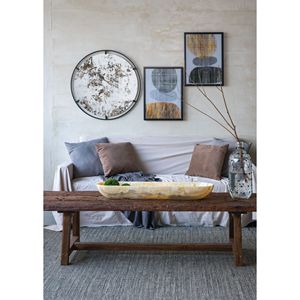 Specchio Rotondo Theodor D31.5x0.5'' con Design Industriale, Specchio Incorniciato in Metallo con Decorazione da Parete per Ingresso e Console - Product Image 3