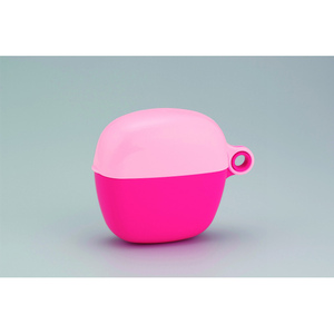 Inomata กล่องพลาสติกสีชมพูใส่ของกินเล่นสำหรับเด็ก - Product Image 1