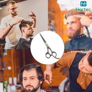Tijeras de Barbero de Acero Inoxidable Templado Gris de la Mejor Calidad, Alta Dureza, para Cortar el Cabello, con Empaque Personalizado - Product Image 6