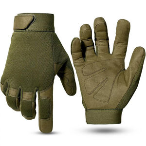 Guantes Tácticos de Cuero con Protección Completa para los Dedos, Anticorte, Protección de Articulaciones, Seguridad, para Actividades al Aire Libre, Fuerzas Especiales, Entrenamiento, de Pakistán - Product Image 5